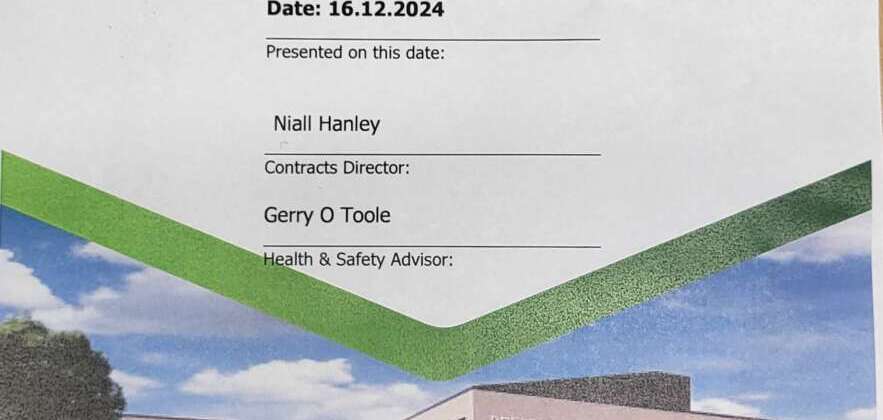Health & Safety – Contractor of the Month
